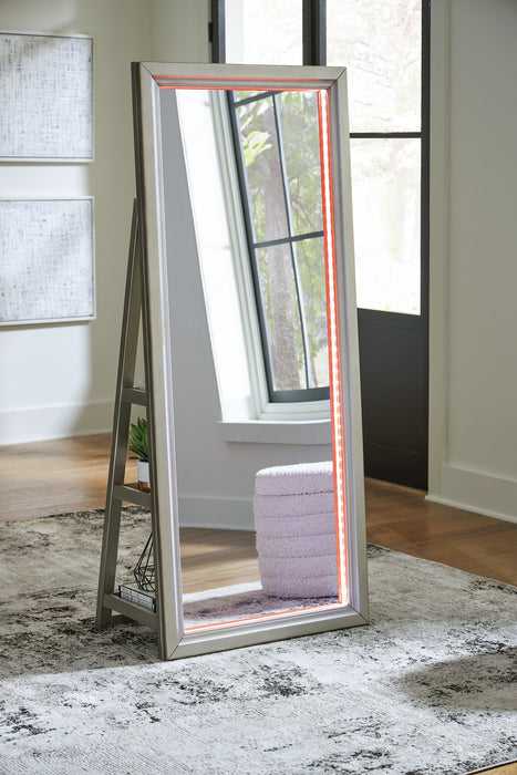 Evesen Floor Standing Mirror/Storage - Furniture Land (Milwaukee, WI)