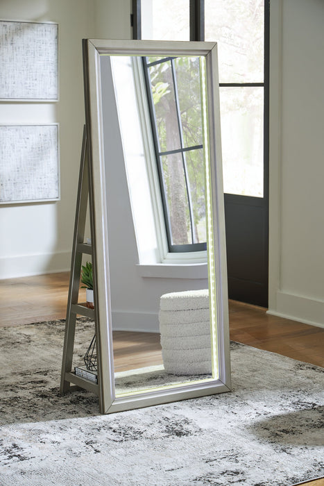 Evesen Floor Standing Mirror/Storage - Furniture Land (Milwaukee, WI)