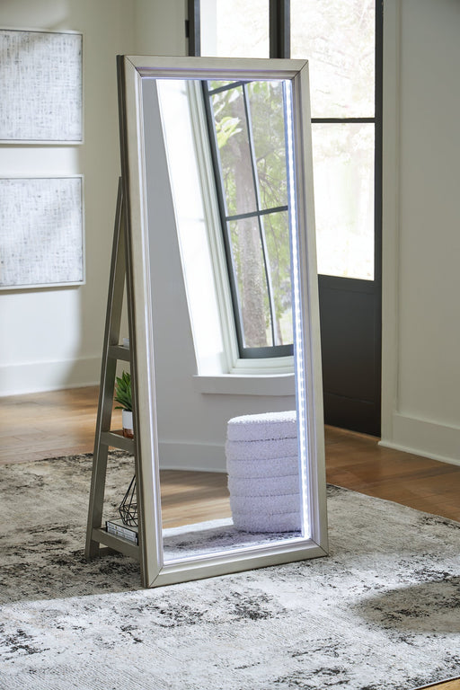 Evesen Floor Standing Mirror/Storage - Furniture Land (Milwaukee, WI)