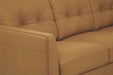 Radwan Camel Leather Sofa - Furniture Land (Milwaukee, WI)