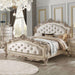 Acme Furniture Gorsedd Queen Panel Bed in Antique White - Furniture Land (Milwaukee, WI)