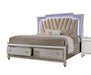 Acme Furniture Kaitlyn Queen Storage Bed in Champagne - Furniture Land (Milwaukee, WI)