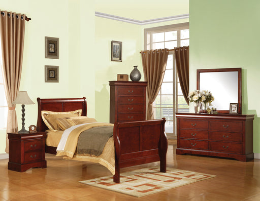 Louis Philippe III Cherry Twin Bed - Furniture Land (Milwaukee, WI)