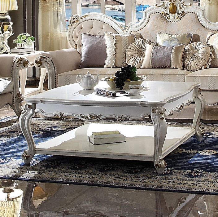 Picardy Antique Pearl Coffee Table - Furniture Land (Milwaukee, WI)
