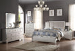 Voeville II Platinum PU & Platinum Queen Bed - Furniture Land (Milwaukee, WI)