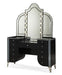Hollywood Swank Vanity Mirror in Black Iguana - Furniture Land (Milwaukee, WI)