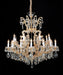 Lighting La Scala 19 Light Chandelier in Cognac and Gold - Furniture Land (Milwaukee, WI)