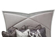 Melrose Plaza Queen Upholstered Bed in Dove 9019000QN-118 - Furniture Land (Milwaukee, WI)
