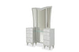 Melrose Plaza Vanity Mirror in Dove - Furniture Land (Milwaukee, WI)