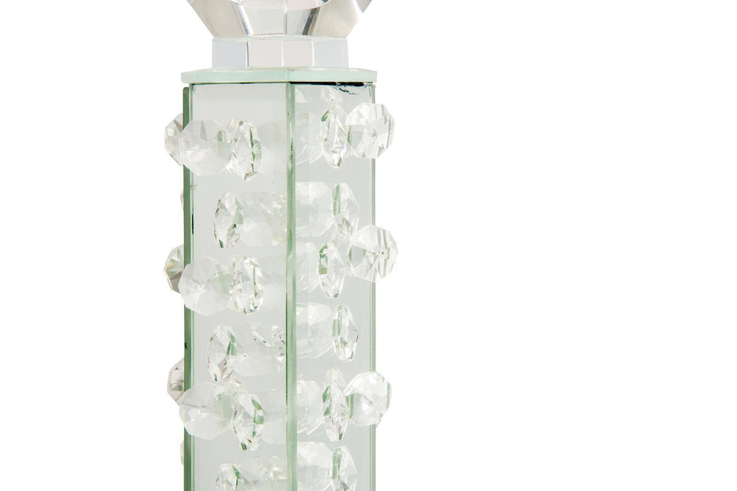 AICO Montreal Crystal Tower w/Mirror, Small (2/pack) - Furniture Land (Milwaukee, WI)