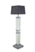 Montreal Slender Table Floor Lamp w/Crystal Accents - Furniture Land (Milwaukee, WI)