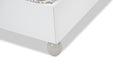 Sky Tower King Upholstered Platform Bed in White Cloud - Furniture Land (Milwaukee, WI)