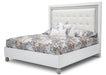 Sky Tower King Upholstered Platform Bed in White Cloud - Furniture Land (Milwaukee, WI)
