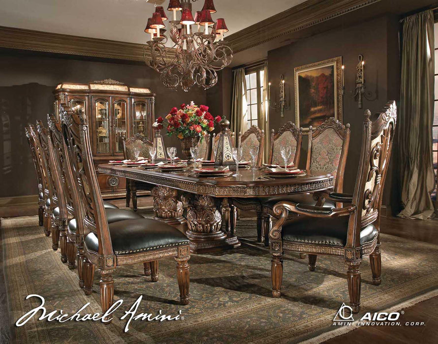 AICO Villa Valencia Side Chair in Classic Chestnut (Set of 2) - Furniture Land (Milwaukee, WI)