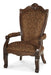 Windsor Court Arm Chair in Vintage Fruitwood (Set of 2) - Furniture Land (Milwaukee, WI)