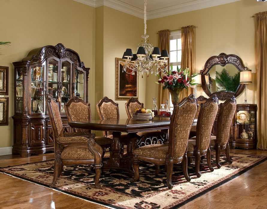 Windsor Court China Buffet in Vintage Fruitwood 70005-6-54 - Furniture Land (Milwaukee, WI)