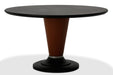 21 Cosmopolitan 54" Round Dining Table in Orange/Umber - Furniture Land (Milwaukee, WI)