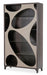 21 Cosmopolitan Curio Center Cabinet in Taupe/Umber - Furniture Land (Milwaukee, WI)