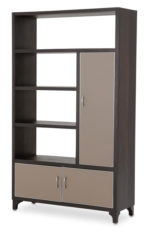 21 Cosmopolitan Right Bookcase in Umber/Taupe - Furniture Land (Milwaukee, WI)
