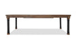 Crossings Rectangle Dining Table w/ Extension Leaf in Reclaimed Barn - Furniture Land (Milwaukee, WI)