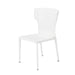Furniture Halo Side Chair (Set of 2) in Glossy White - Furniture Land (Milwaukee, WI)