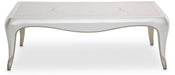Furniture London Place Cocktail Table in Creamy Pearl - Furniture Land (Milwaukee, WI)