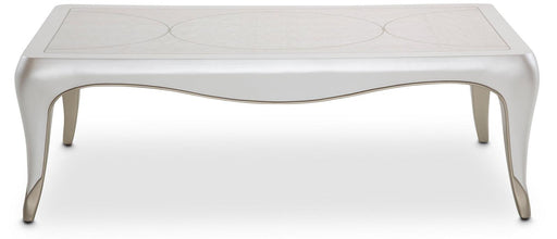 Furniture London Place Cocktail Table in Creamy Pearl - Furniture Land (Milwaukee, WI)