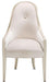 Furniture London Place Arm Chair in Creamy Pearl (Set of 2) - Furniture Land (Milwaukee, WI)