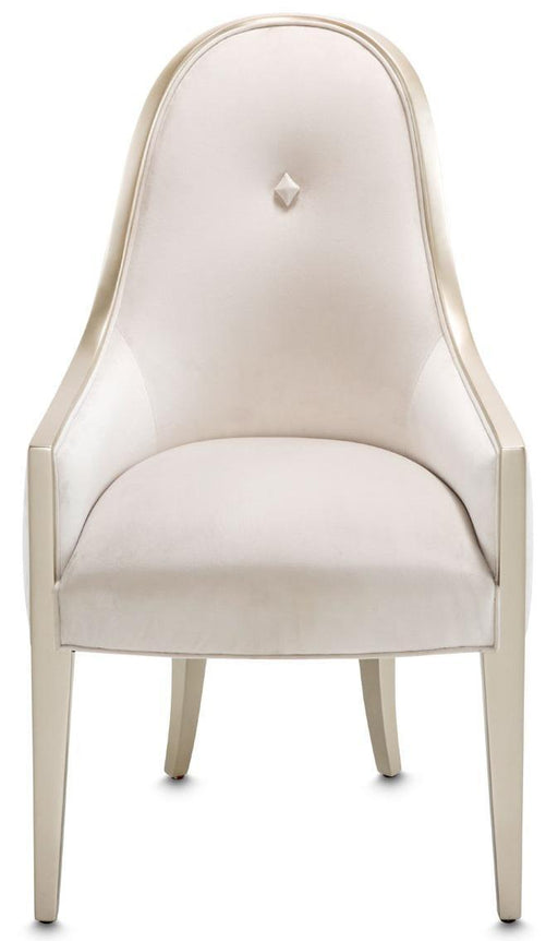 Furniture London Place Arm Chair in Creamy Pearl (Set of 2) - Furniture Land (Milwaukee, WI)