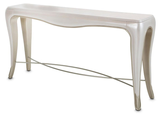 Furniture London Place Console in Creamy Pearl - Furniture Land (Milwaukee, WI)