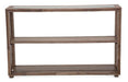 Hudson Ferry Console Table in Driftwood - Furniture Land (Milwaukee, WI)
