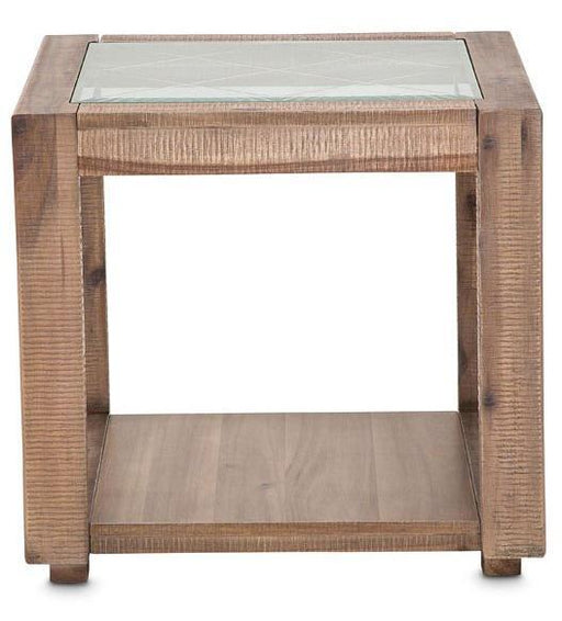Hudson Ferry End Table in Driftwood - Furniture Land (Milwaukee, WI)