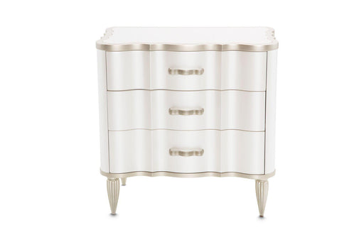 London Place Nightstand in Creamy Pearl - Furniture Land (Milwaukee, WI)