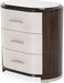 Paris Chic 3 Drawer Nightstand in Espresso - Furniture Land (Milwaukee, WI)