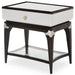 Paris Chic Rectangular End Table/ Nightstand in Espresso - Furniture Land (Milwaukee, WI)
