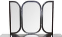 Paris Chic Vanity Wall Mirror in Espresso - Furniture Land (Milwaukee, WI)