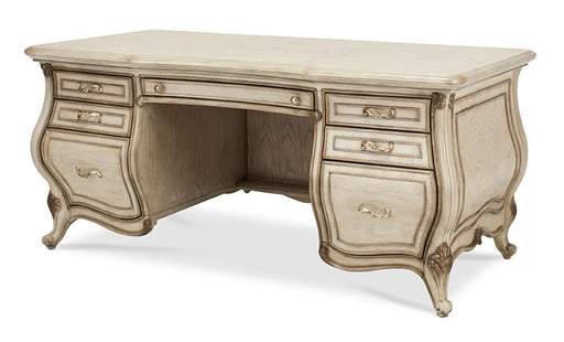 Platine de Royale Desk in Champagne - Furniture Land (Milwaukee, WI)