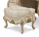 Platine de Royale Vanity Bench in Champagne - Furniture Land (Milwaukee, WI)