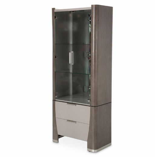 Roxbury Park Display Cabinet in Slate - Furniture Land (Milwaukee, WI)