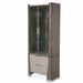 Roxbury Park Display Cabinet in Slate - Furniture Land (Milwaukee, WI)