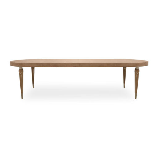 Villa Cherie 4 Leg Oval Dining Table in Caramel - Furniture Land (Milwaukee, WI)