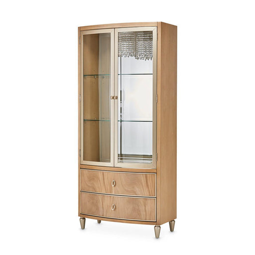 Villa Cherie Display Cabinet in Caramel - Furniture Land (Milwaukee, WI)