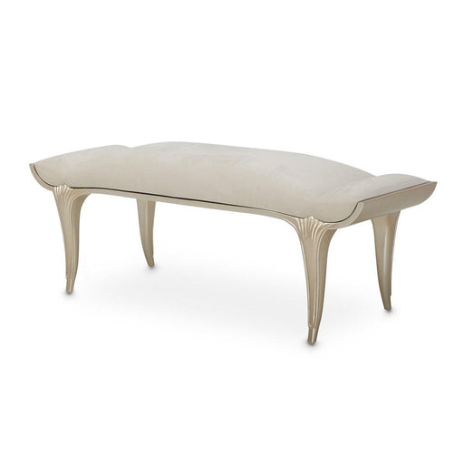 Villa Cherie Bed Bench in Caramel - Furniture Land (Milwaukee, WI)