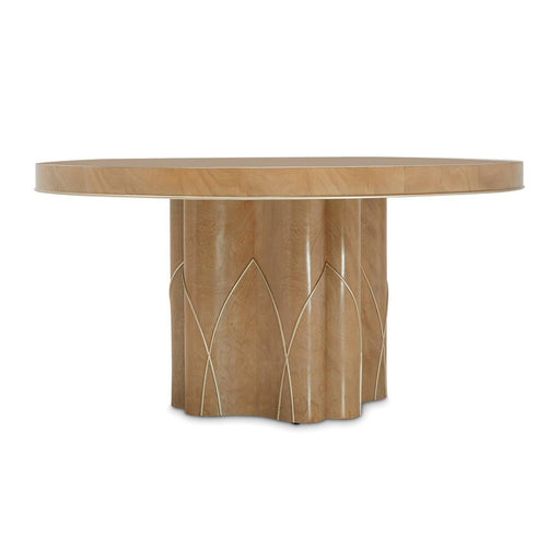 Villa Cherie Round Dining Table in Caramel - Furniture Land (Milwaukee, WI)