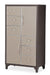 21 Cosmopolitan 6 Drawer Chest in Taupe/Umber - Furniture Land (Milwaukee, WI)