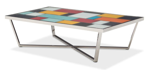 Freestanding Kube Rectangular Cocktail Table - Furniture Land (Milwaukee, WI)