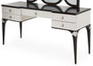 Paris Chic Vanity/Desk in Espresso - Furniture Land (Milwaukee, WI)