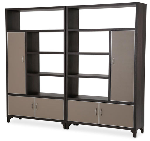 21 Cosmopolitan 2pc Bookcase in Umber/Taupe - Furniture Land (Milwaukee, WI)