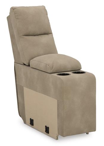 Next-Gen DuraPella Power Reclining Sectional Loveseat with Console - Furniture Land (Milwaukee, WI)