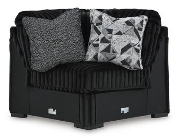 Midnight-Madness Sectional with Chaise - Furniture Land (Milwaukee, WI)